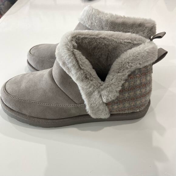 NEW Maurices Iris Gray Sherpa Boot Slipper size 10 - Picture 9 of 9